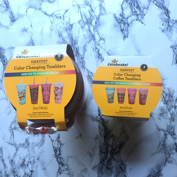 Harvest Color Changing Tumblers NEW - Picture 7 of 8